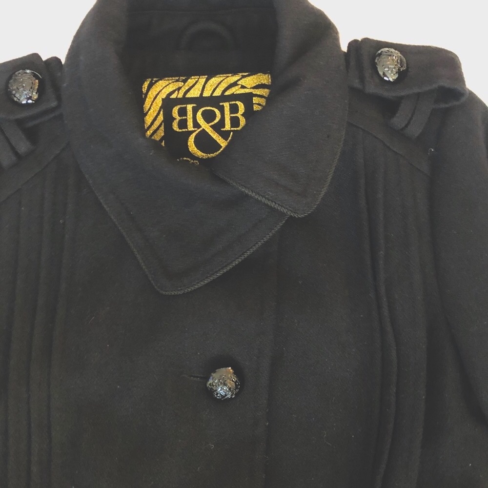 B&B Couture wool belted  jacket/coat - Picture 5 of 7